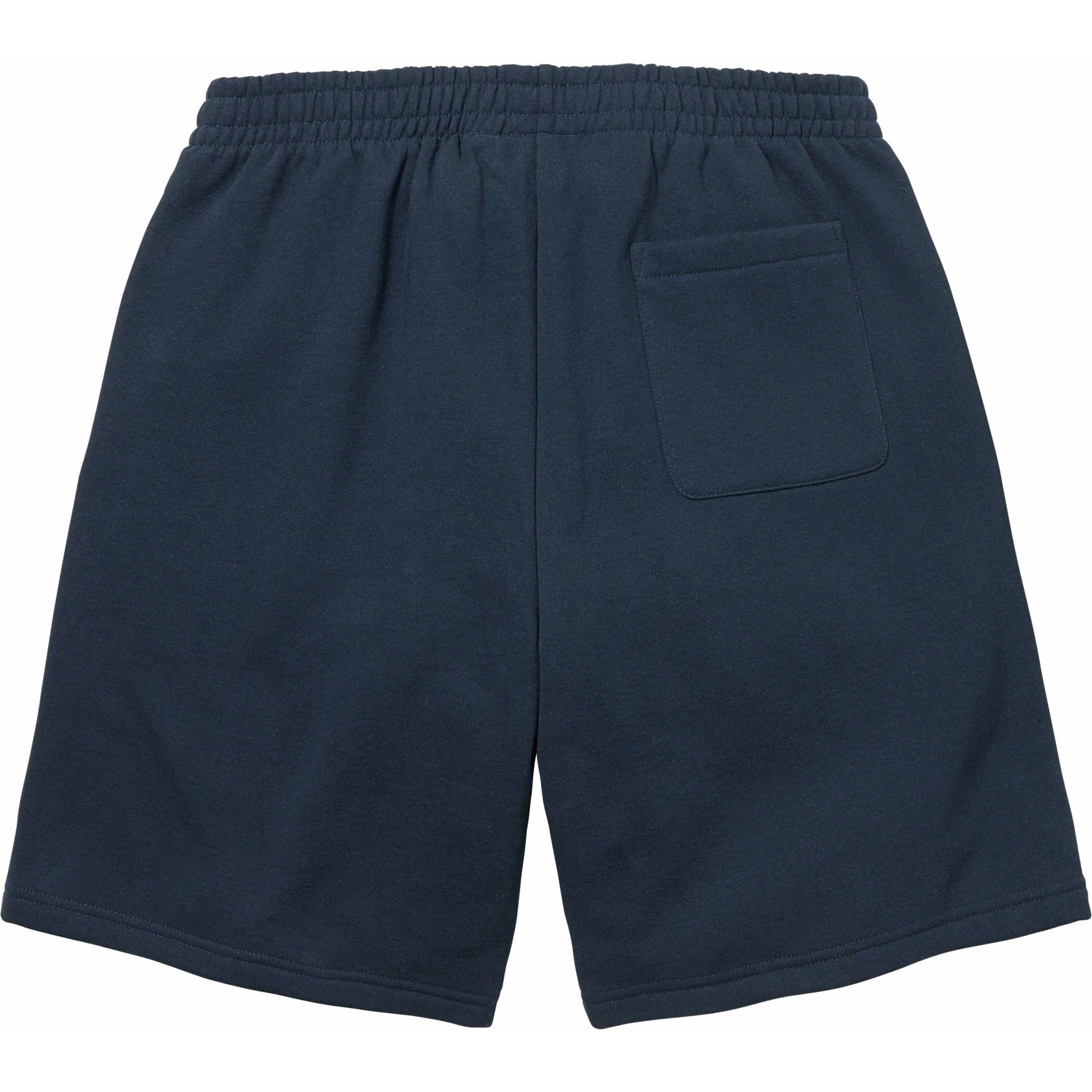 Supreme Small Box Sweatshort (FW23) - Navy - $118