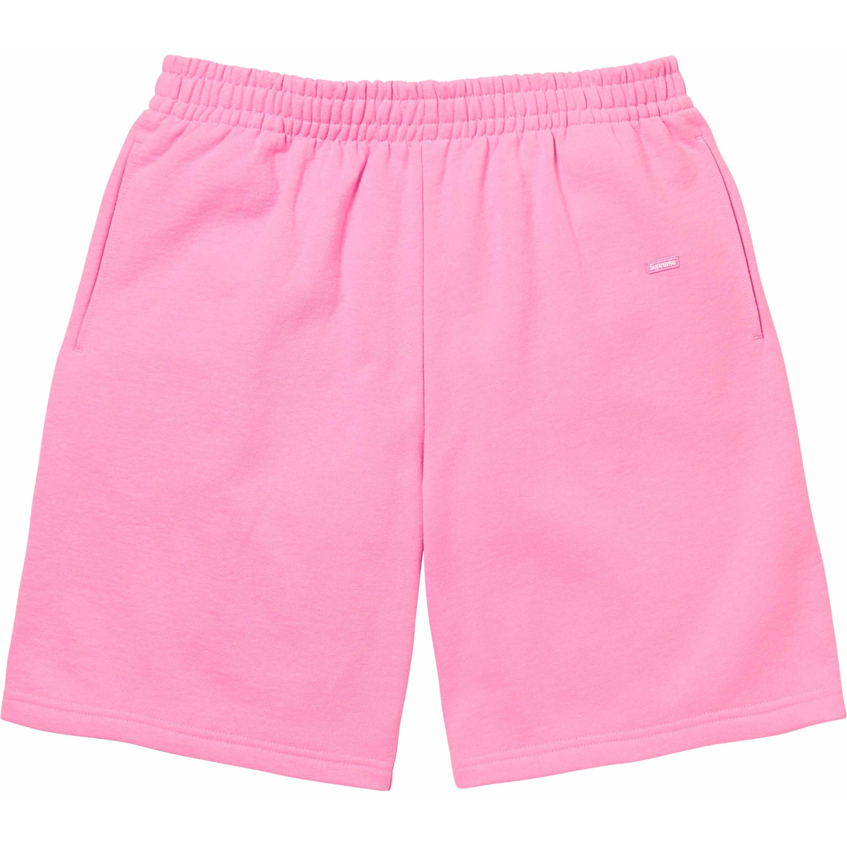 Supreme Small Box Sweatshort (FW23) - Pink - $118