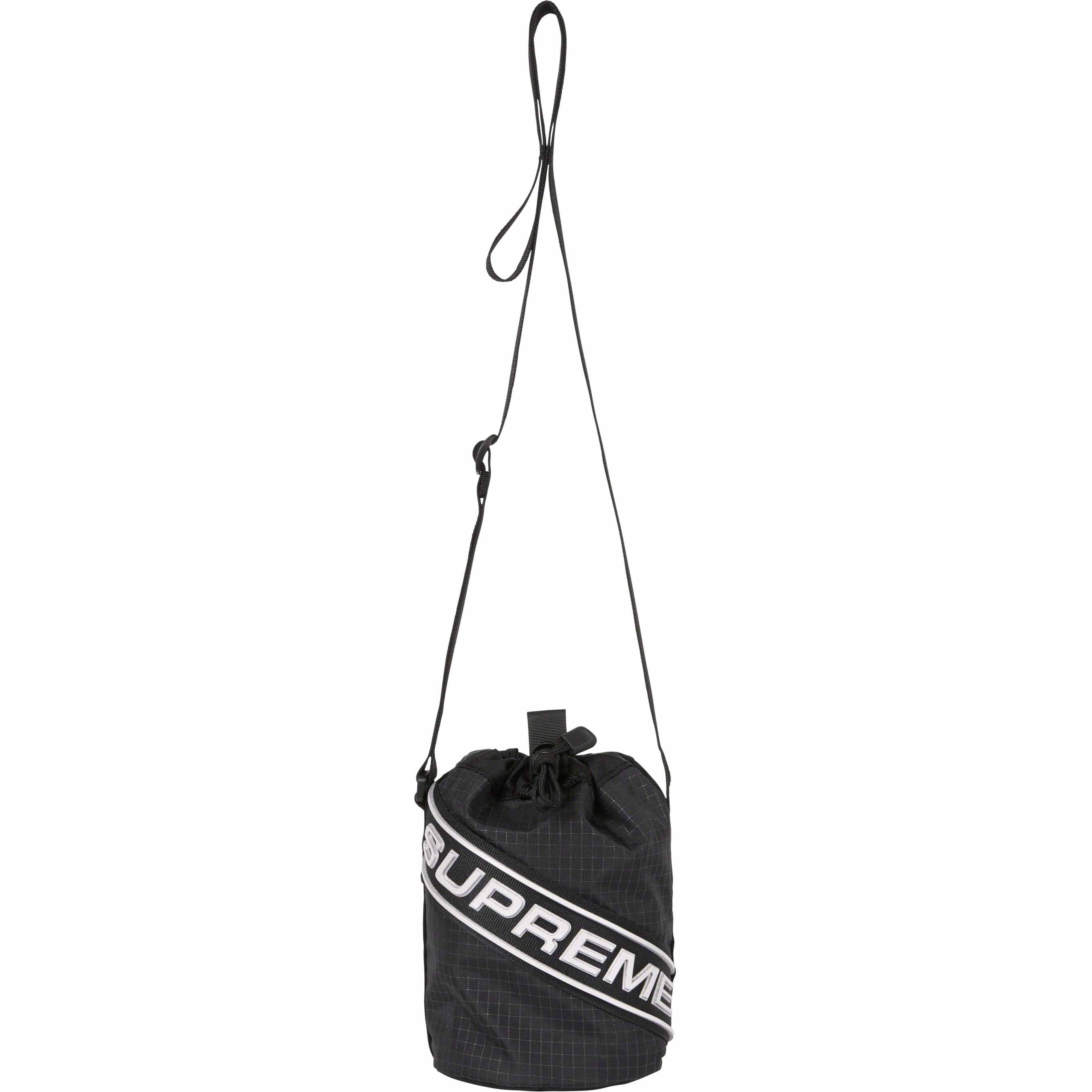 Supreme Small Cinch Pouch (FW23) - Black - $44