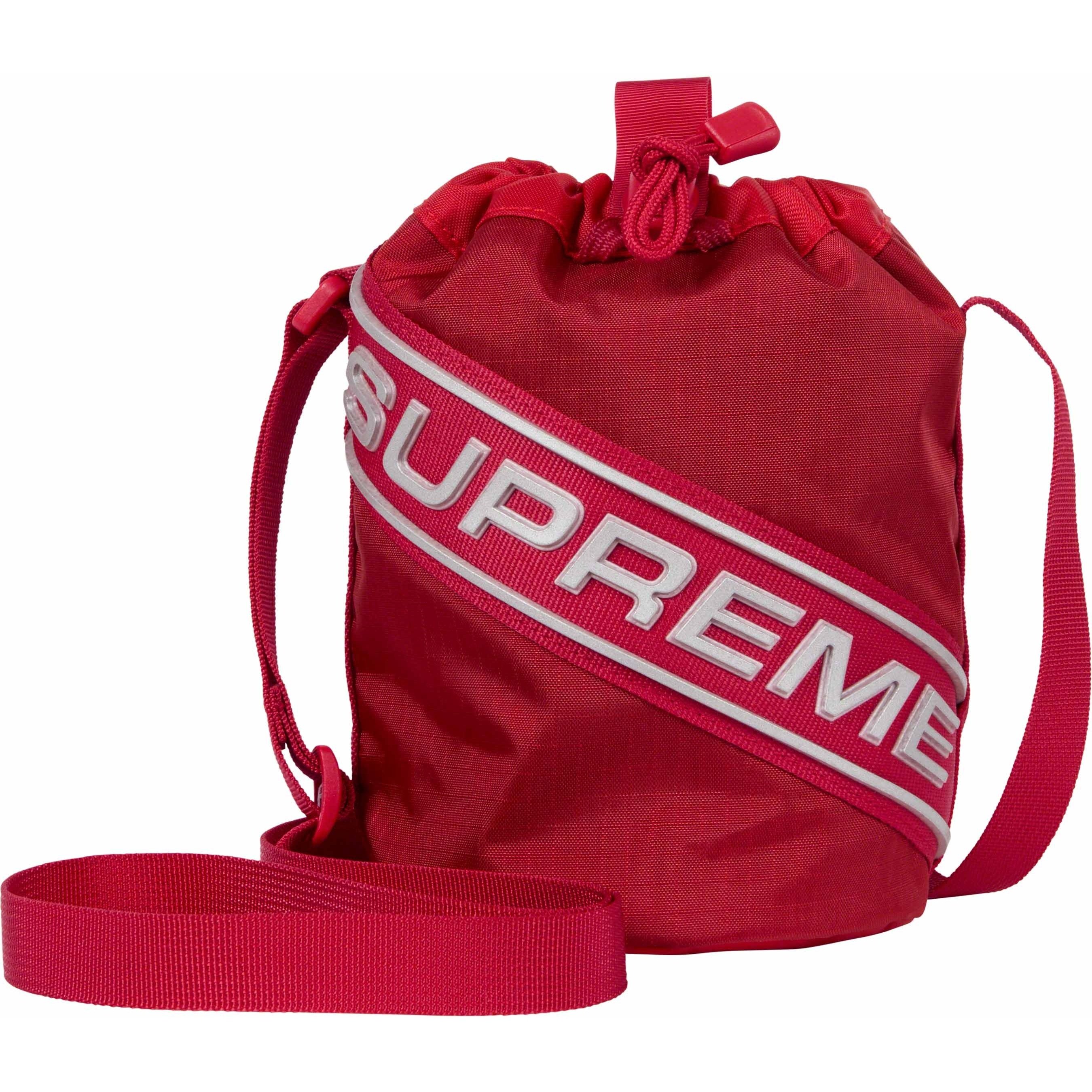 Supreme Small Cinch Pouch (FW23) - Red - $44