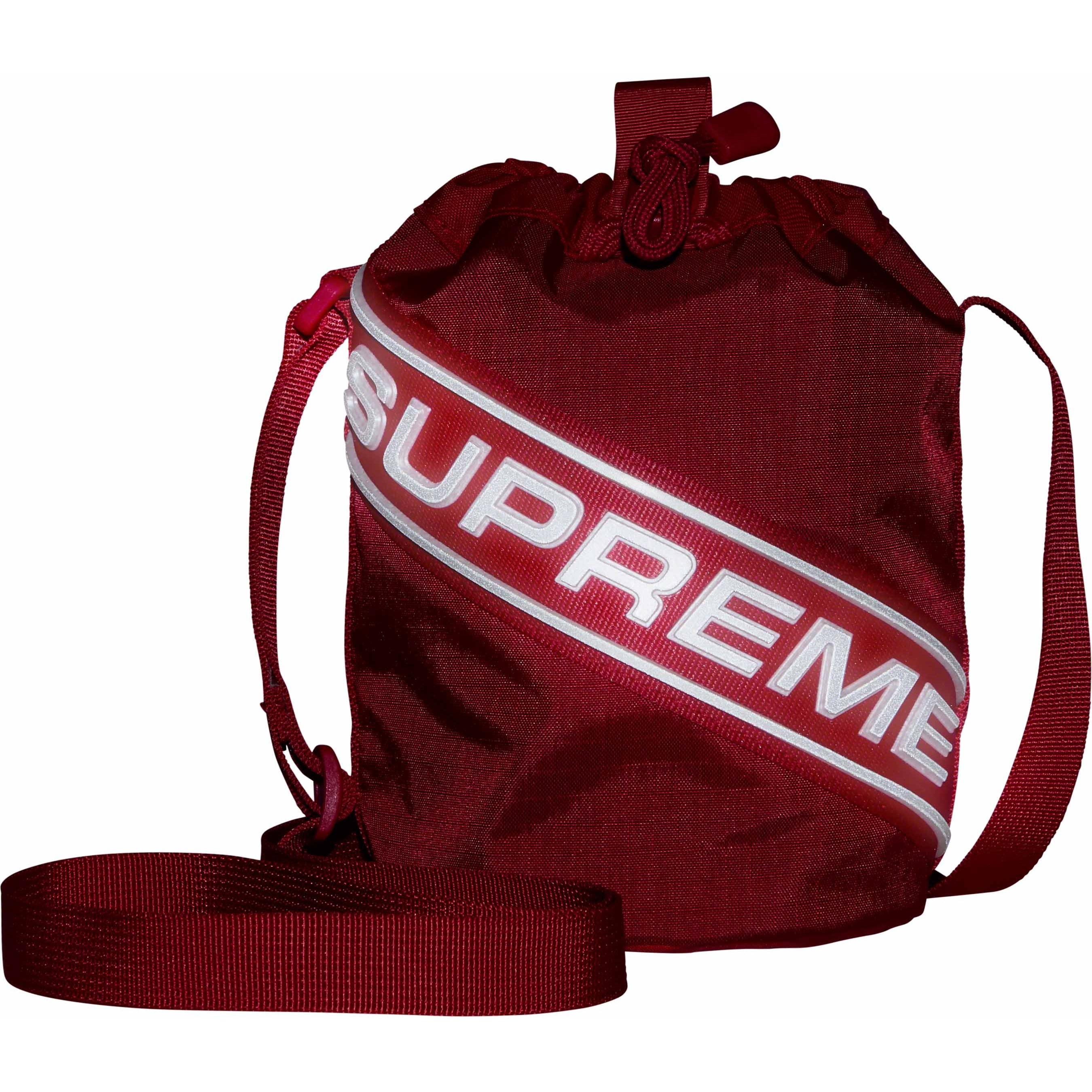 Supreme Small Cinch Pouch (FW23) - Red - $44