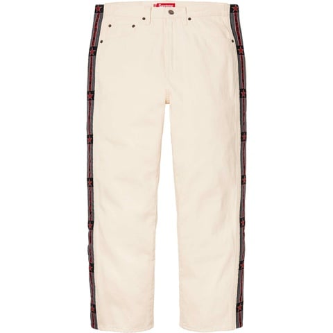 Supreme Snap-Off Baggy Jean - Natural