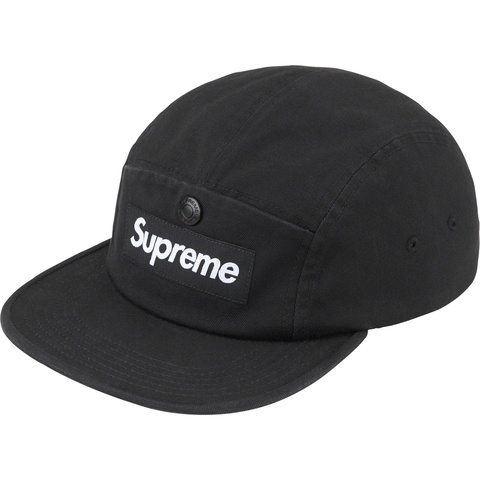 25SS Supreme Ventile Camp Cap ブラック キャップ Snap Pocket Camp Cap - fall/winter 2023 - Supreme
