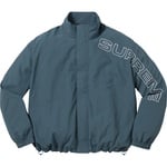 Supreme Spellout Embroidered Track Jacket (FW23) - Dark Blue