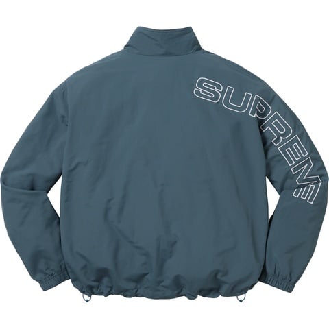 Supreme Spellout Embroidered Track Jacket - Dark Blue