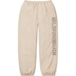 Supreme Spellout Embroidered Track Pant (FW23) - Sand