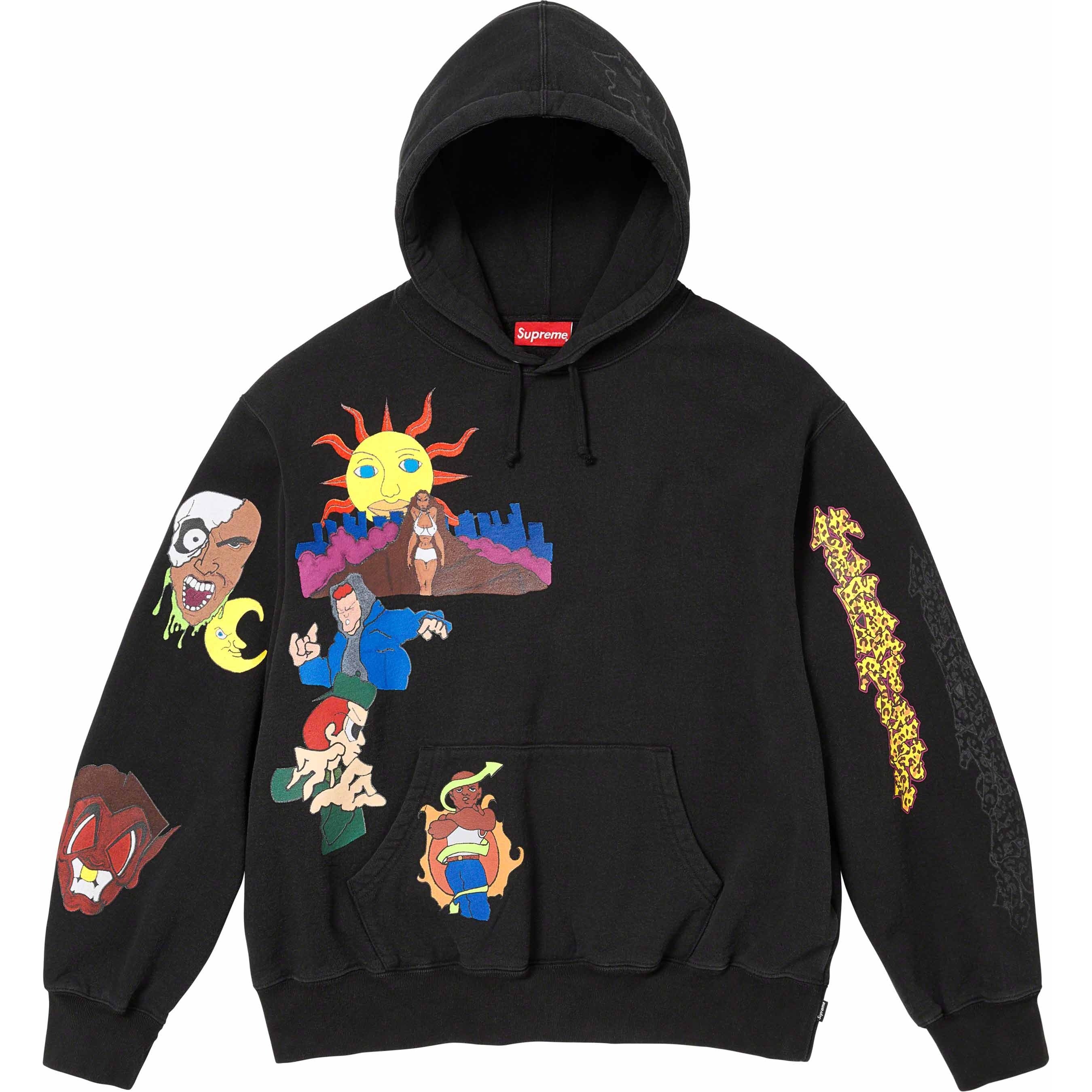 Supreme Sunrise Hooded Sweatshirt (FW23) - Black - $168
