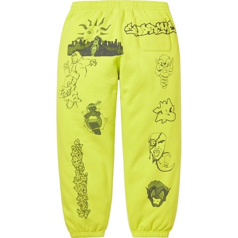 Supreme Sunrise Sweatpant - Acid Green
