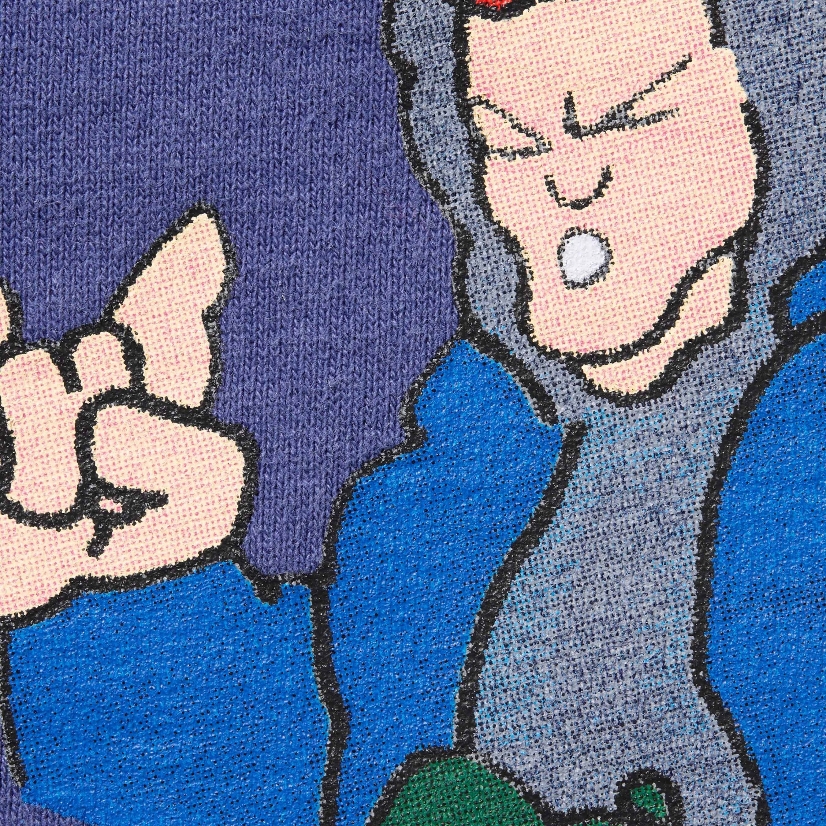 Supreme Sunrise Sweatpant (FW23) - Washed Navy - $168