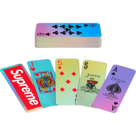 Supreme Supreme®/Bicycle® Holographic Slice Cards - Holographic