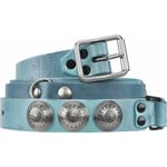 Supreme Supreme blackmeans Concho Leather Belt (FW23) - Light Green