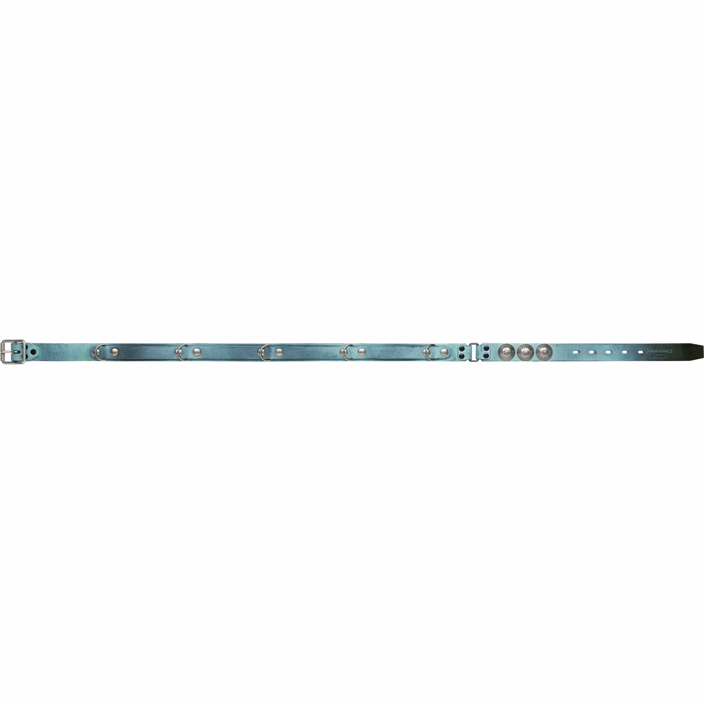 Supreme blackmeans Concho Leather Belt (FW23) - $228