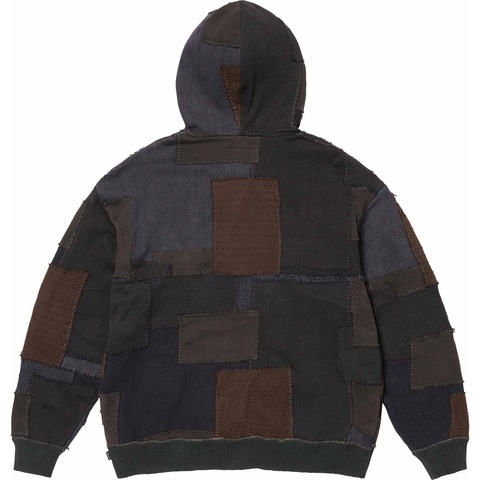 Supreme®/blackmeans Patchwork Zip Up Hooded Sweater - Supreme