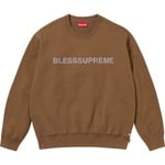 Supreme Supreme BLESS Crewneck (FW23) - Olive Brown