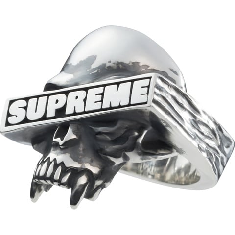 SUPREME×BOUNTY HUNTERスカルリング シルバー SUPREME X BOUNTY HUNTER SILVER RING - Spyder｜セレクトショップ