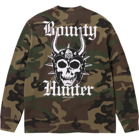 Supreme Supreme®/Bounty Hunter Thermal Henley L/S Top - Woodland Camo