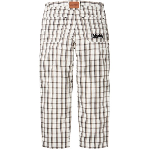 Supreme Supreme®/Dickies® Double Knee Baggy Jean - White Plaid