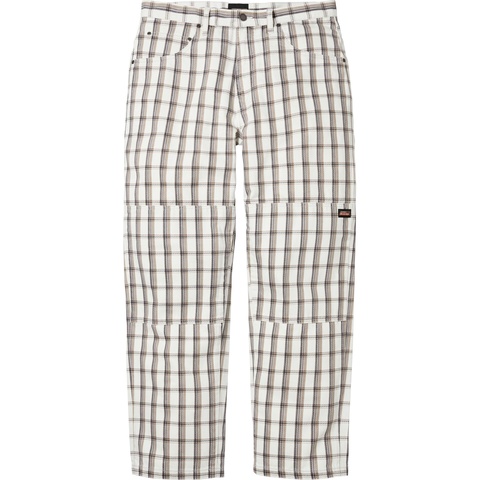 Supreme Supreme®/Dickies® Double Knee Baggy Jean - White Plaid