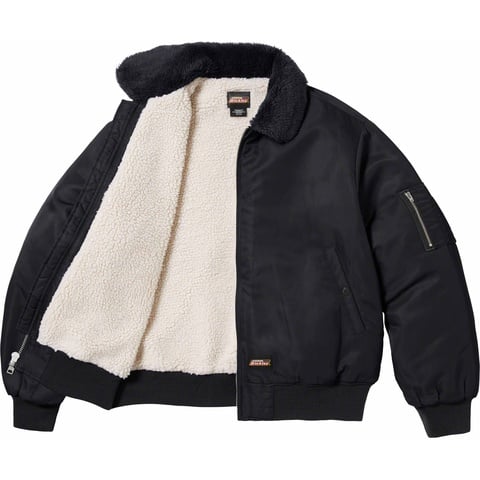 Supreme Supreme®/Dickies® Fur Collar Bomber Jacket - Black