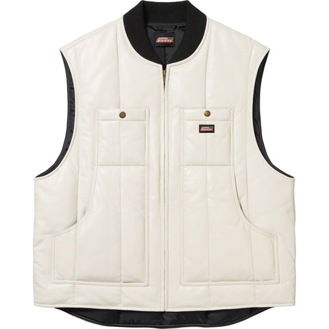 Supreme Supreme®/Dickies® Leather Work Vest - White
