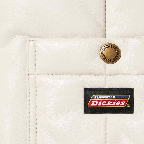 Supreme Supreme®/Dickies® Leather Work Vest - White