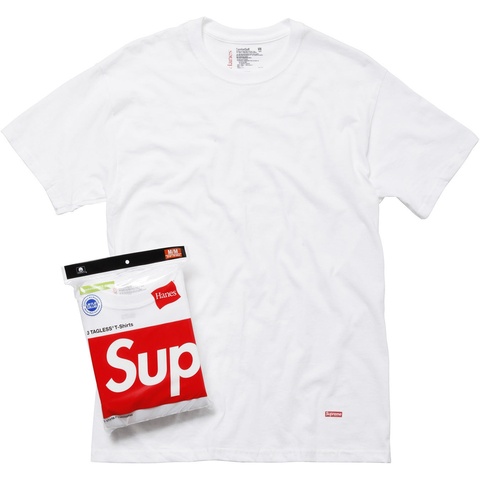 Supreme Supreme®/Hanes® Tagless Tees (3 Pack) - White