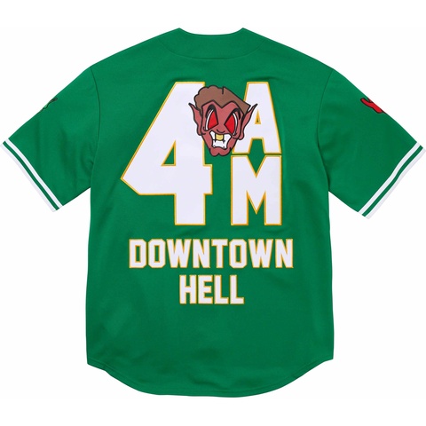 Supreme®/Mitchell & Ness® Downtown Hell Baseball Jersey - Supreme