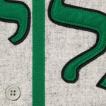 Supreme Supreme Mitchell & Ness Wool Baseball Jersey (FW23) - Grey