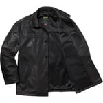 Supreme Supreme Schott Leather Car Coat (FW23) - Black