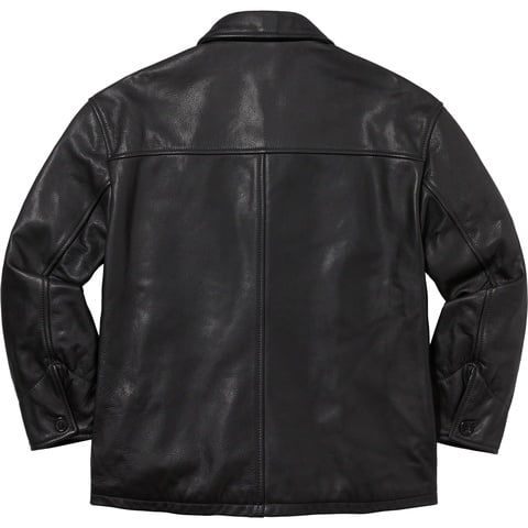 Supreme®/Schott® Leather Car Coat - Supreme