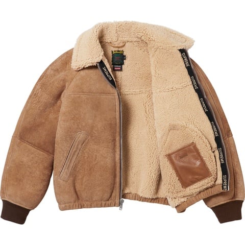 Supreme®/Schott® Shearling Bomber Jacket - Supreme