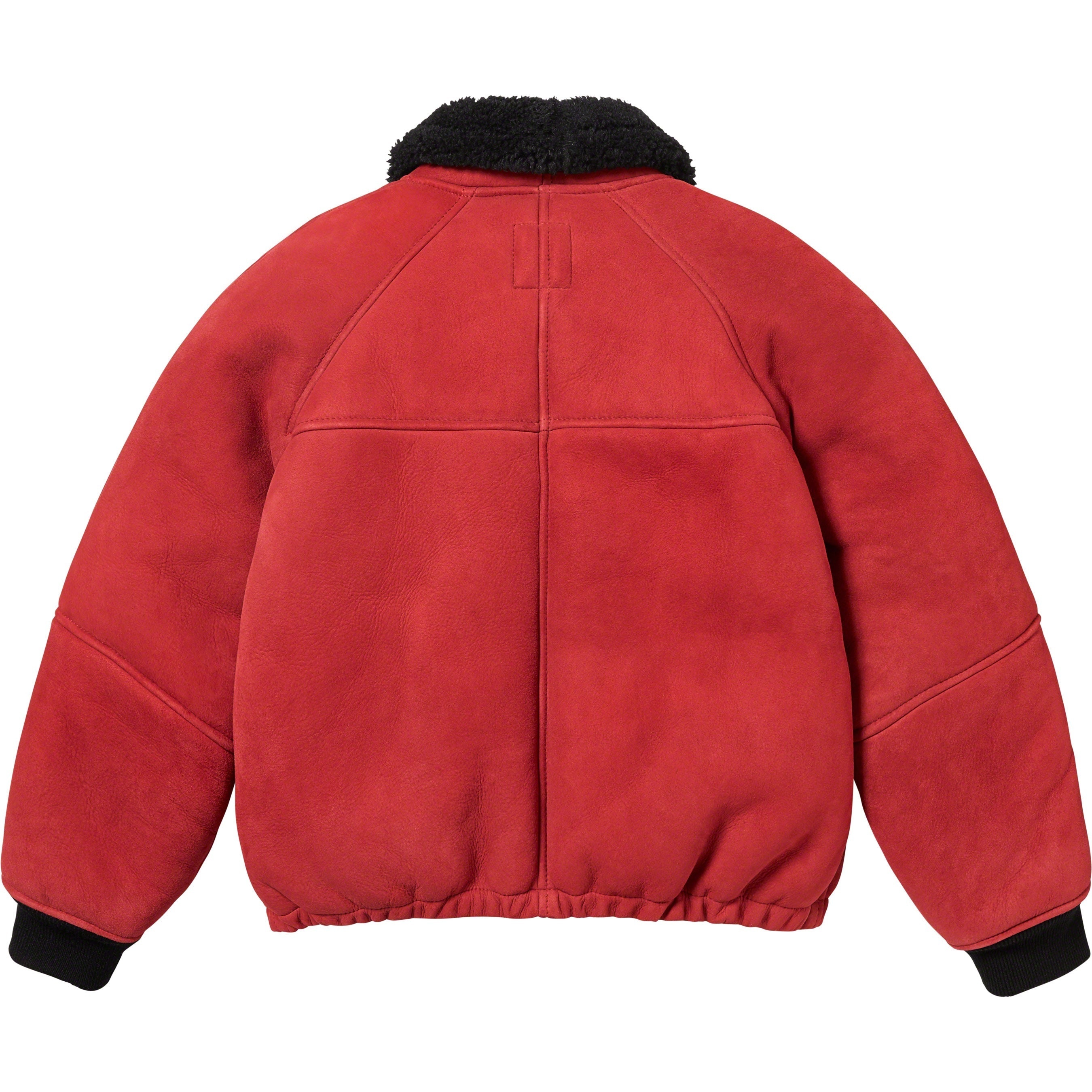 Supreme Supreme Schott Shearling Bomber Jacket (FW23) - Red - $1498