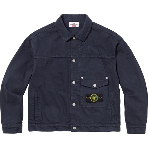 Supreme®/Stone Island® Denim Trucker Jacket - Supreme