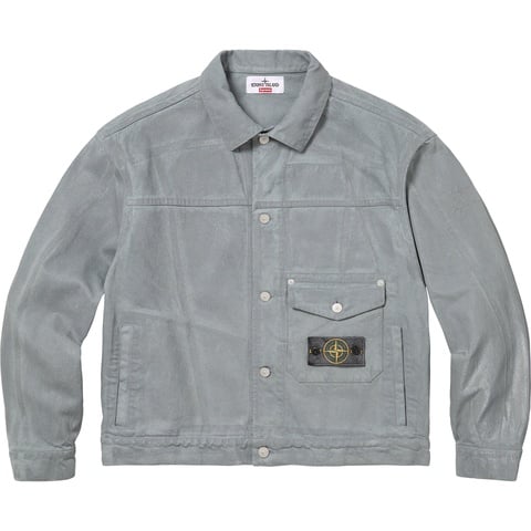 Supreme®/Stone Island® Denim Trucker Jacket - Supreme