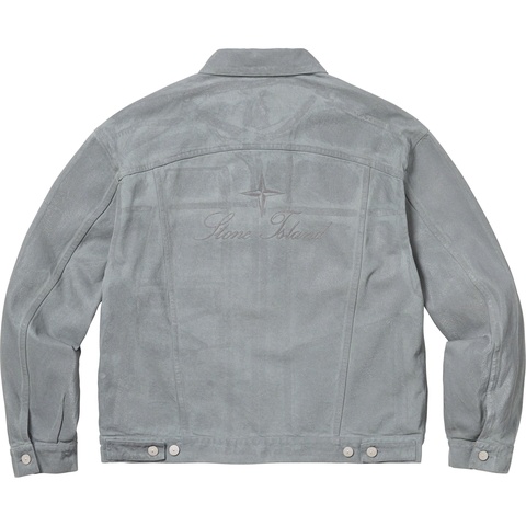Supreme Supreme®/Stone Island® Denim Trucker Jacket - Reflective