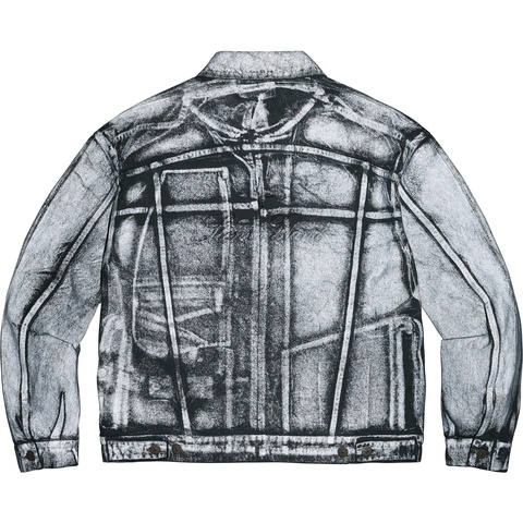 Supreme Supreme®/Stone Island® Denim Trucker Jacket - Reflective