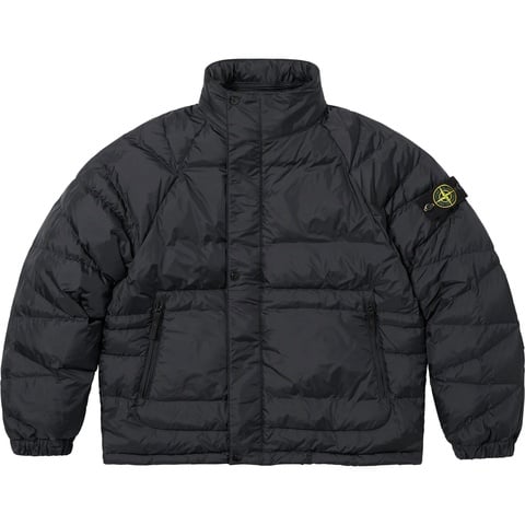 Supreme Supreme®/Stone Island® Reversible Down Puffer Jacket - Black