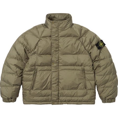 Supreme Supreme®/Stone Island® Reversible Down Puffer Jacket - Olive