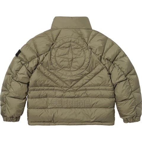 Supreme Supreme®/Stone Island® Reversible Down Puffer Jacket - Olive