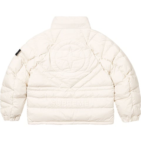 Supreme Supreme®/Stone Island® Reversible Down Puffer Jacket - White