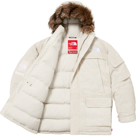Supreme Supreme®/The North Face® Suede 600-Fill Down Parka - Stone