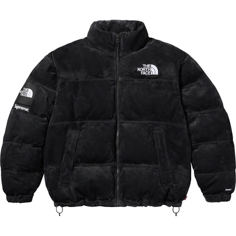 Supreme Supreme®/The North Face® Suede Nuptse Jacket - Black