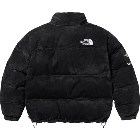Supreme Supreme®/The North Face® Suede Nuptse Jacket - Black