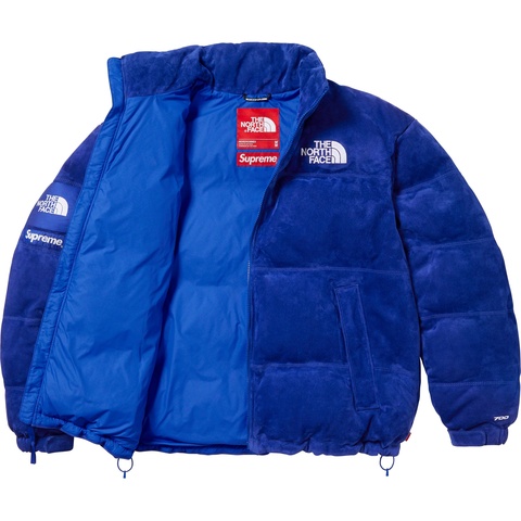 Supreme Supreme®/The North Face® Suede Nuptse Jacket - Blue