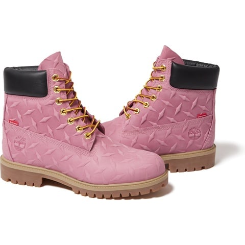 Supreme Supreme®/Timberland® Diamond Plate 6" Premium Waterproof Boot - Pink