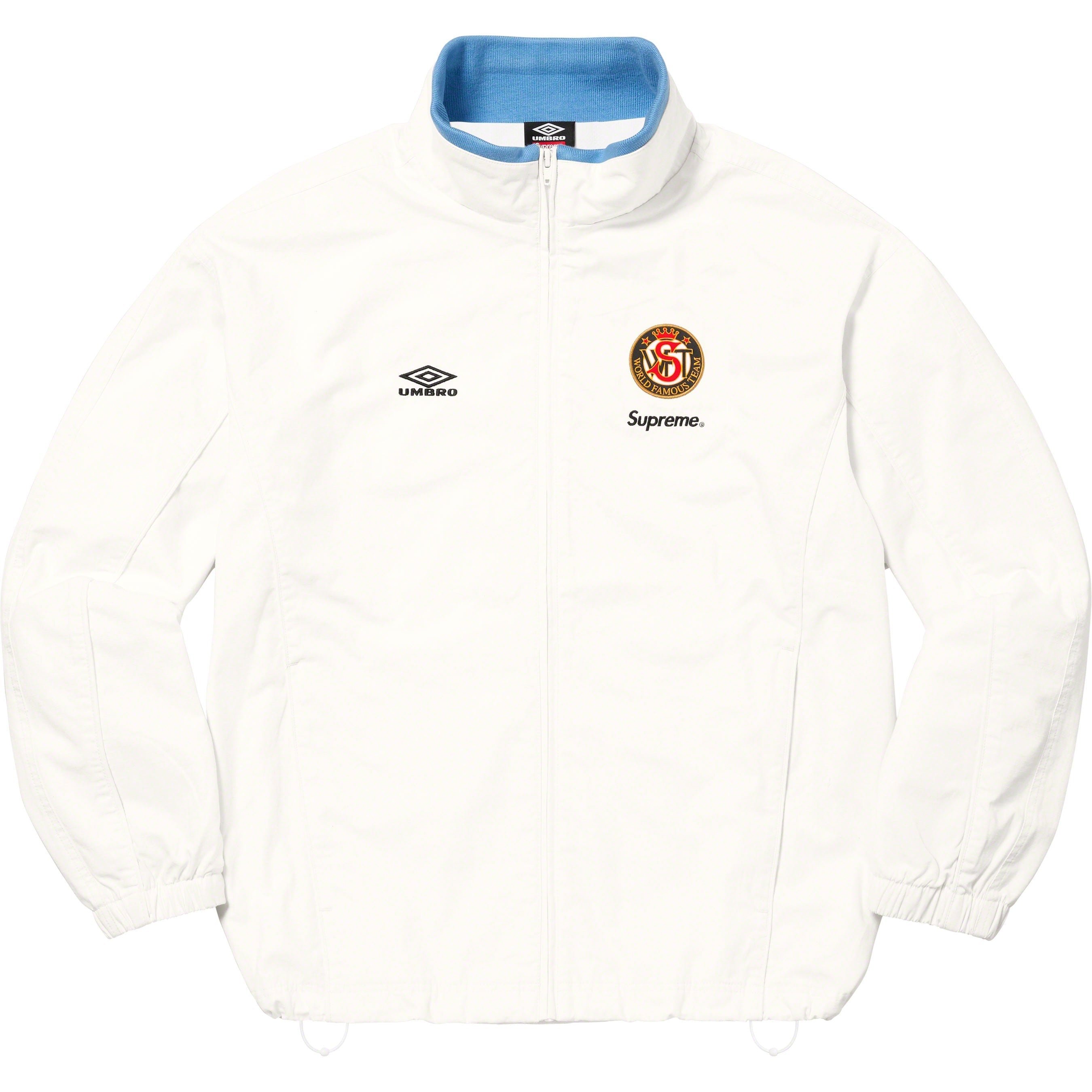 Supreme Supreme Umbro Cotton Ripstop Track Jacket (FW23) - White - $188