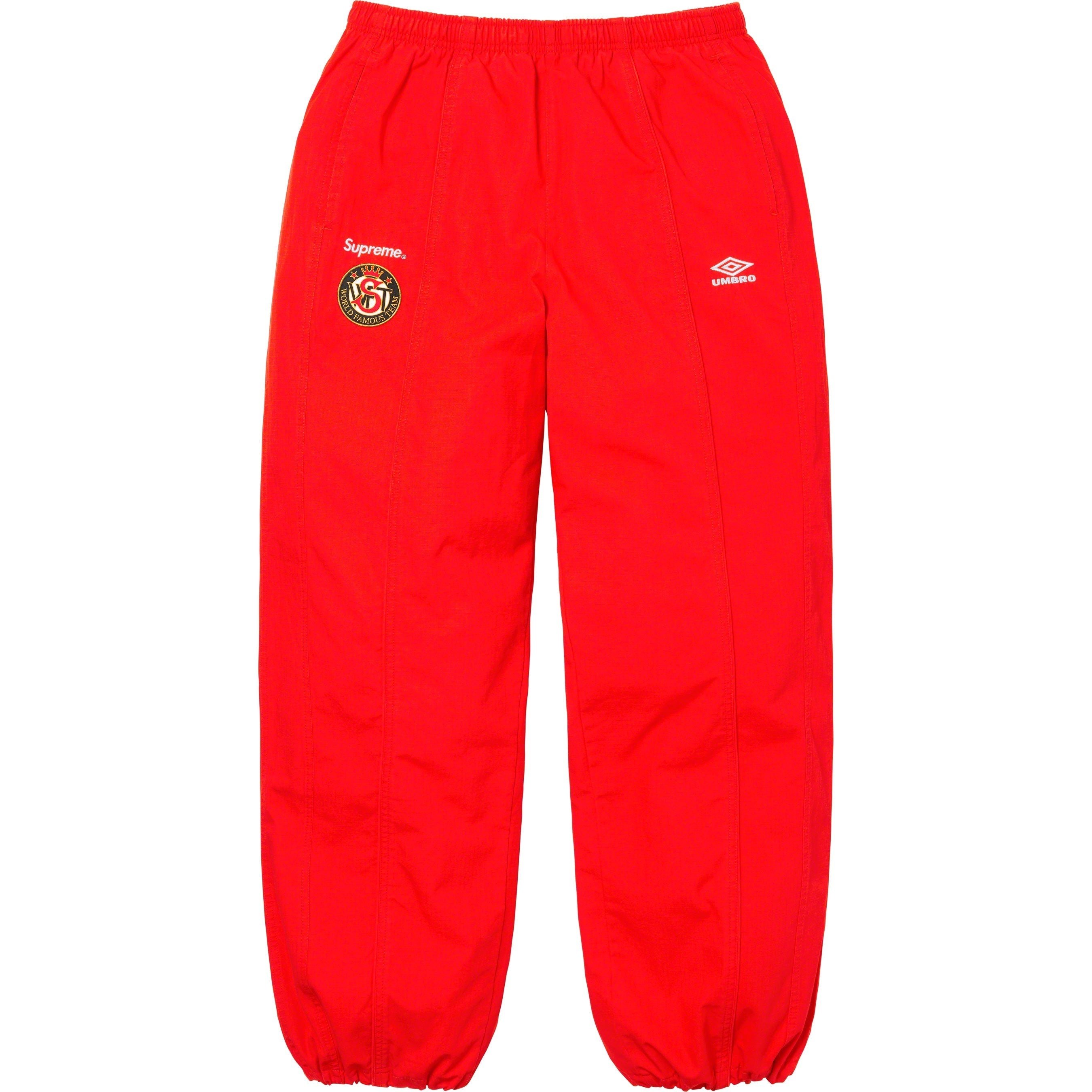 Supreme Supreme Umbro Cotton Ripstop Track Pant (FW23) - Red - $158