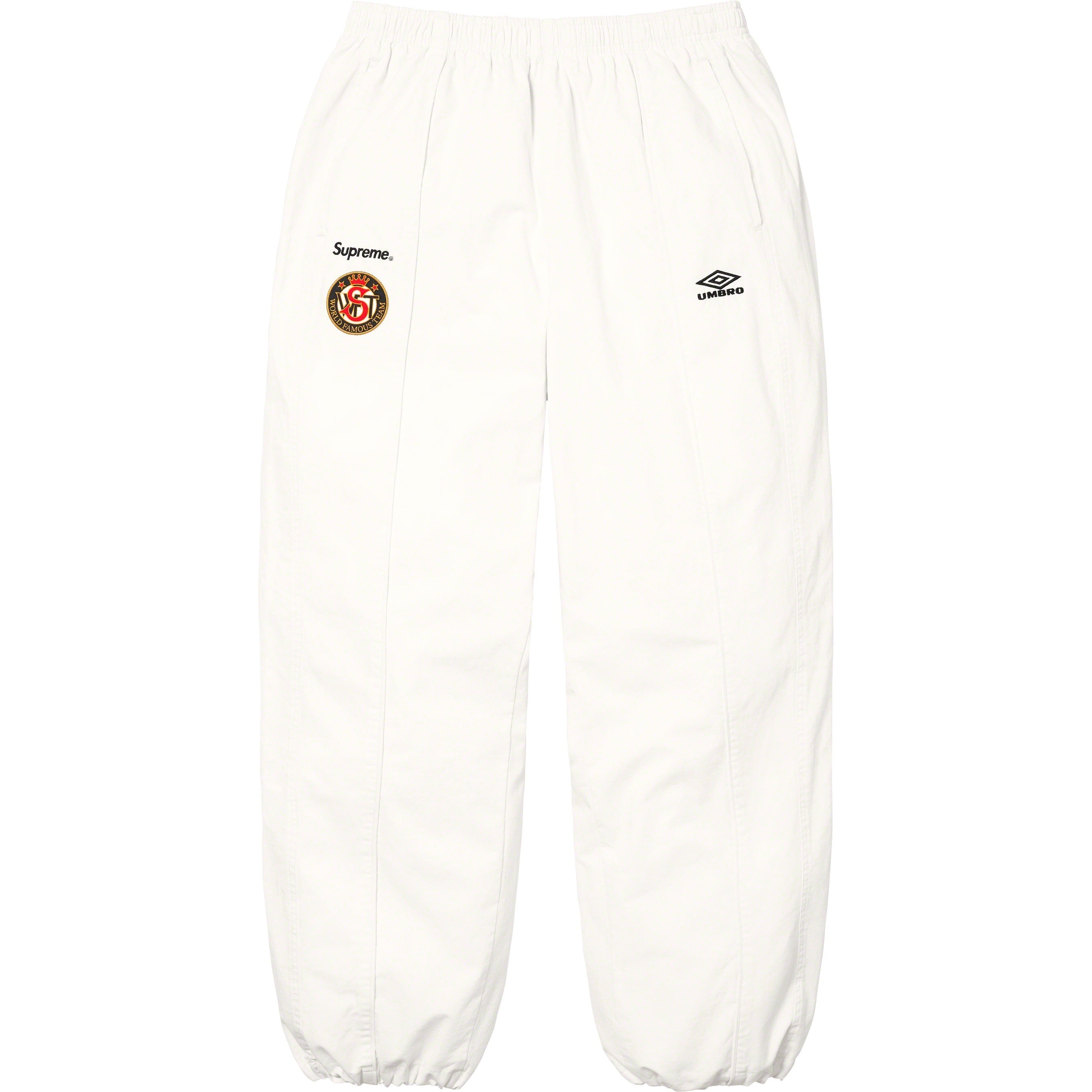 Supreme Supreme Umbro Cotton Ripstop Track Pant (FW23) - White - $158
