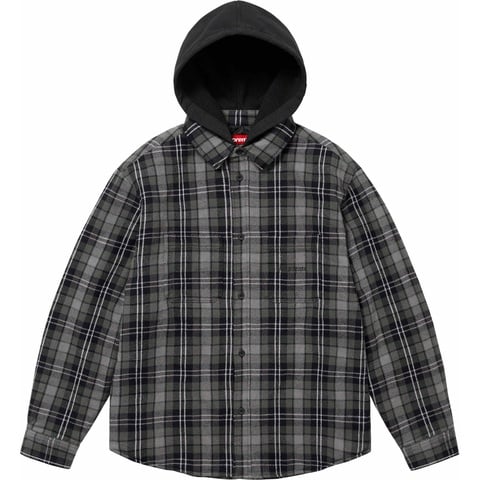 Tartan Flannel Hooded Shirt - fall/winter 2023 - Supreme