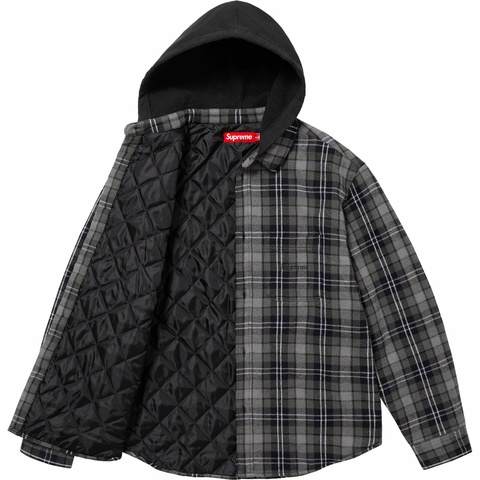 Tartan Flannel Hooded Shirt - fall/winter 2023 - Supreme